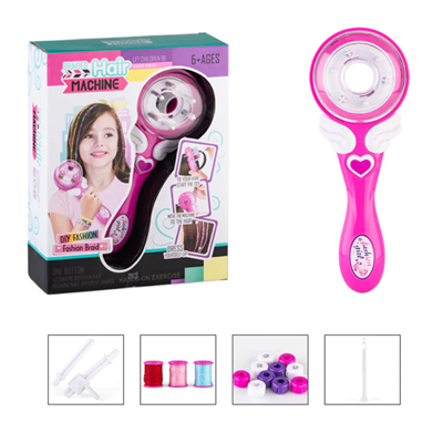 اسباب بازی لوازم آرایشی دستگاه بافت مو کوچک با نخ رنگی BRAIDED HAIR MACHINE _اکسسوری